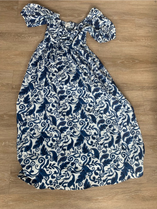 Cleobella Dresses & Skirts - Cleobella Azulejo Blue Reza Midi Dress Size S